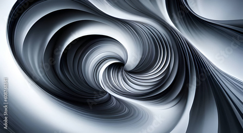 Black and white swirl background