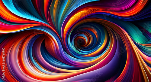 Colorful swirly abstract background