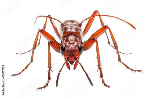 Ant, insect transparent background, isolate die cut png file (Ai generated)  © thesweetsheep