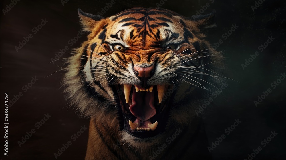 portrait of a tiger portrait of a tiger
