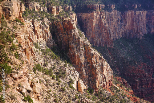 Grand Canyon National Park panoramic cliff landscapes and rock formations Arizona