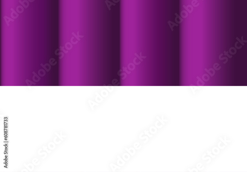 Plantilla con fondo de cortina morada o violeta
