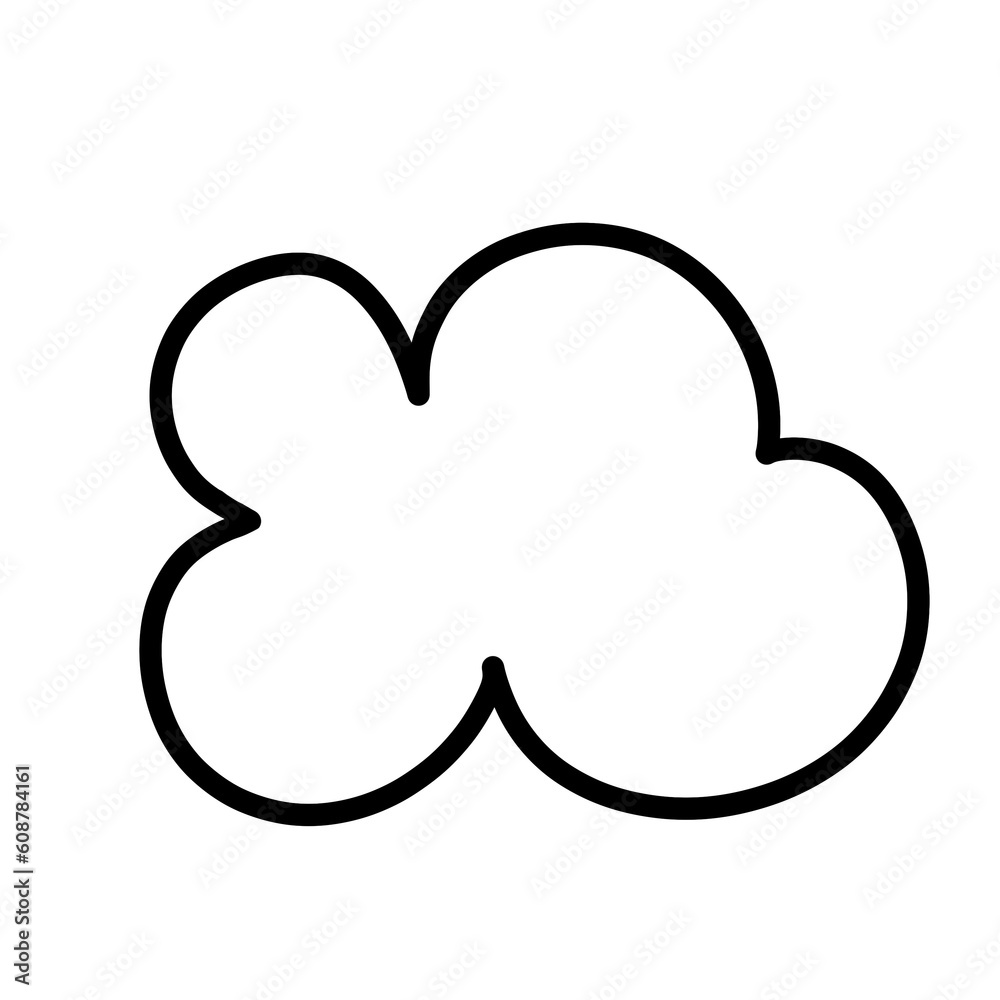 cloud icon illustration cloud icon illustration