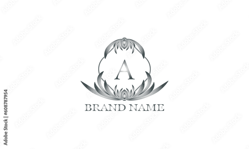 Vector floral logo design with initial letter A for natural products, flower shop, cosmetics, organic, eco concept, health, spa, restaurant, hotel, business Vector floral logo design with initial letter A for natural products, flower shop, cosmetics, organic, eco concept, health, spa, restaurant, hotel, business