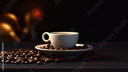 Cup of Coffee. Generative AI
