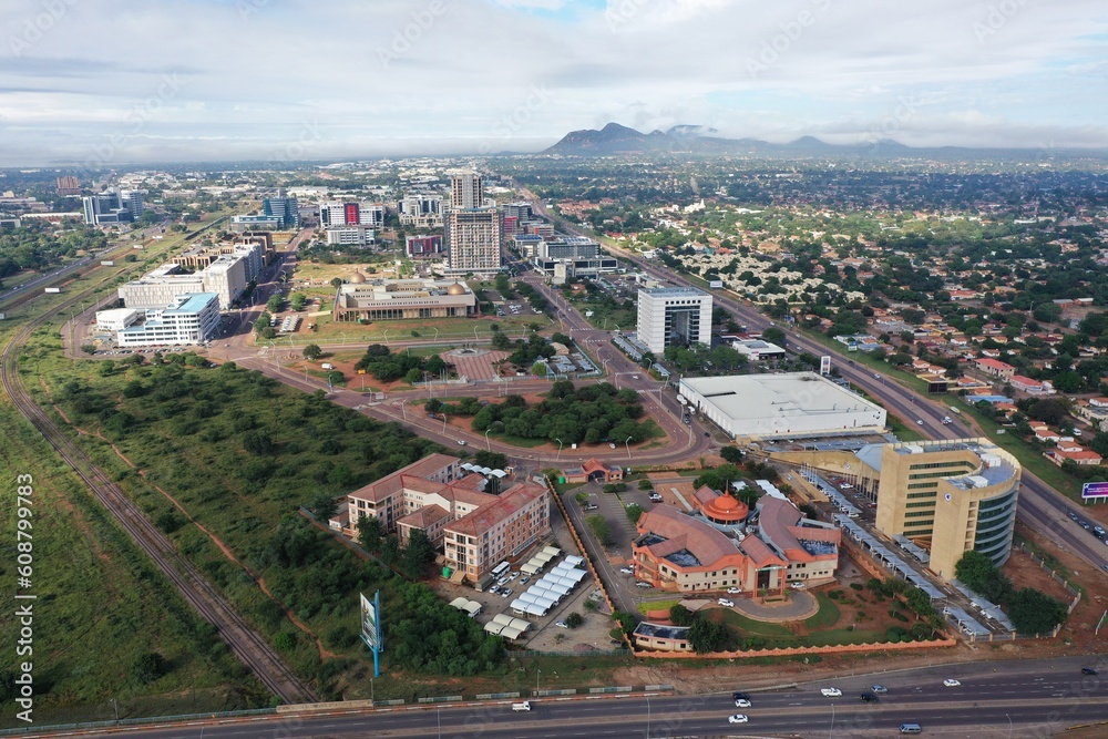 Gaborone Central Business District, Botswana, Africa