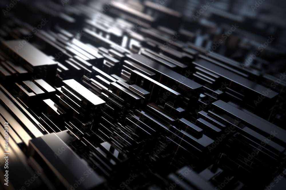 Fantastic CPU of the future background. Generative AI Fantastic CPU of the future background. Generative AI
