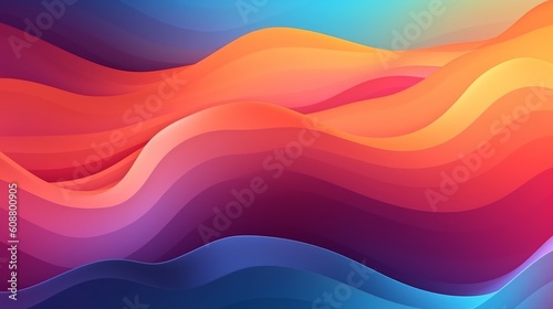 Gradient trendy vector liquid background copy space. Generative AI