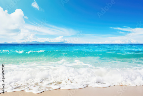 Strand mit blauem Meer
