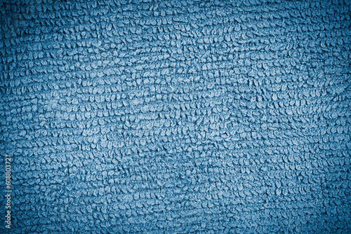 blue french terry fabric as background