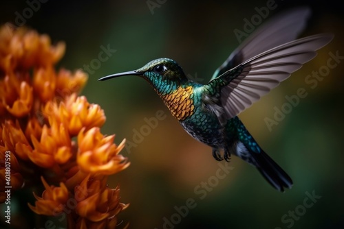 hummingbird on a branch