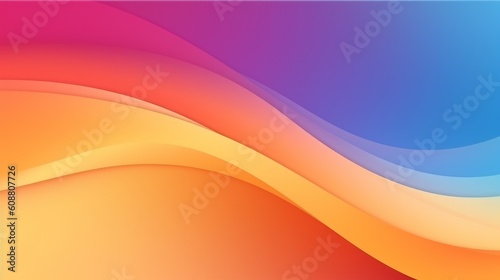 Gradient trendy vector liquid background copy space. Generative AI
