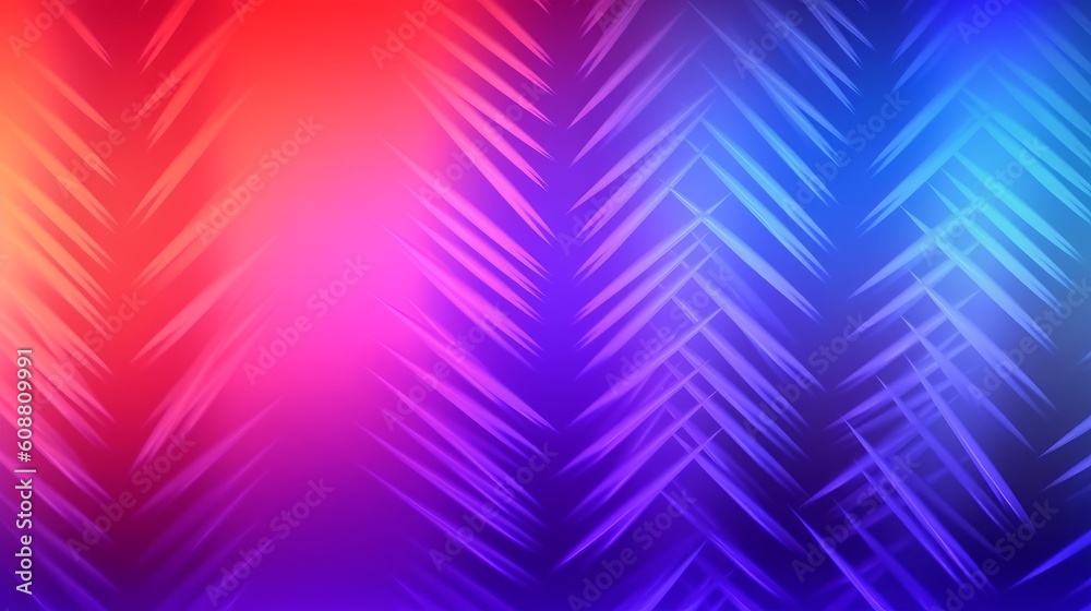 Fototapeta premium Gradient trendy vector neon light background copy space. Generative AI