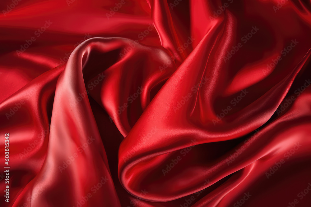 Obraz premium red satin background