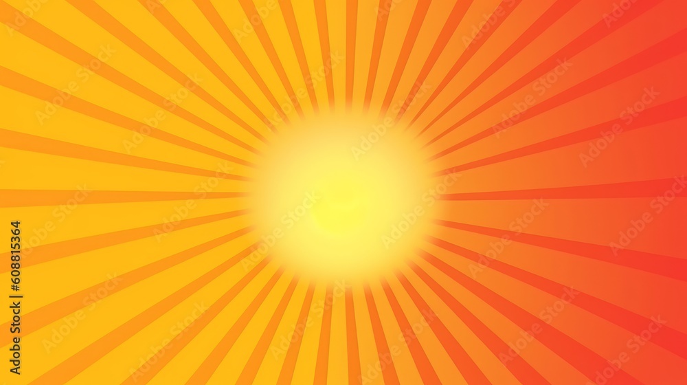 Gradient trendy vector sun background copy space. Generative AI Gradient trendy vector sun background copy space. Generative AI
