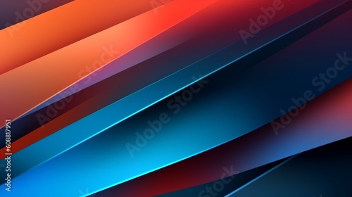 Gradient trendy vector technology background copy space. Generative AI