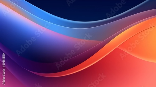 Gradient trendy vector technology background copy space. Generative AI