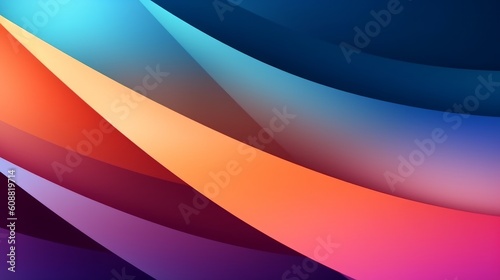 Gradient trendy vector technology background copy space. Generative AI