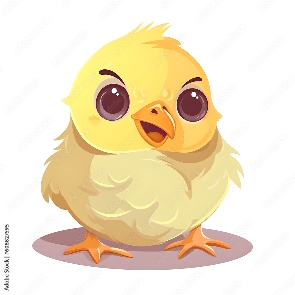 Cute and vibrant chick clipart for your creative projects