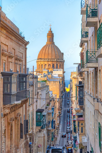 View of Valletta, the capital of Malta photo