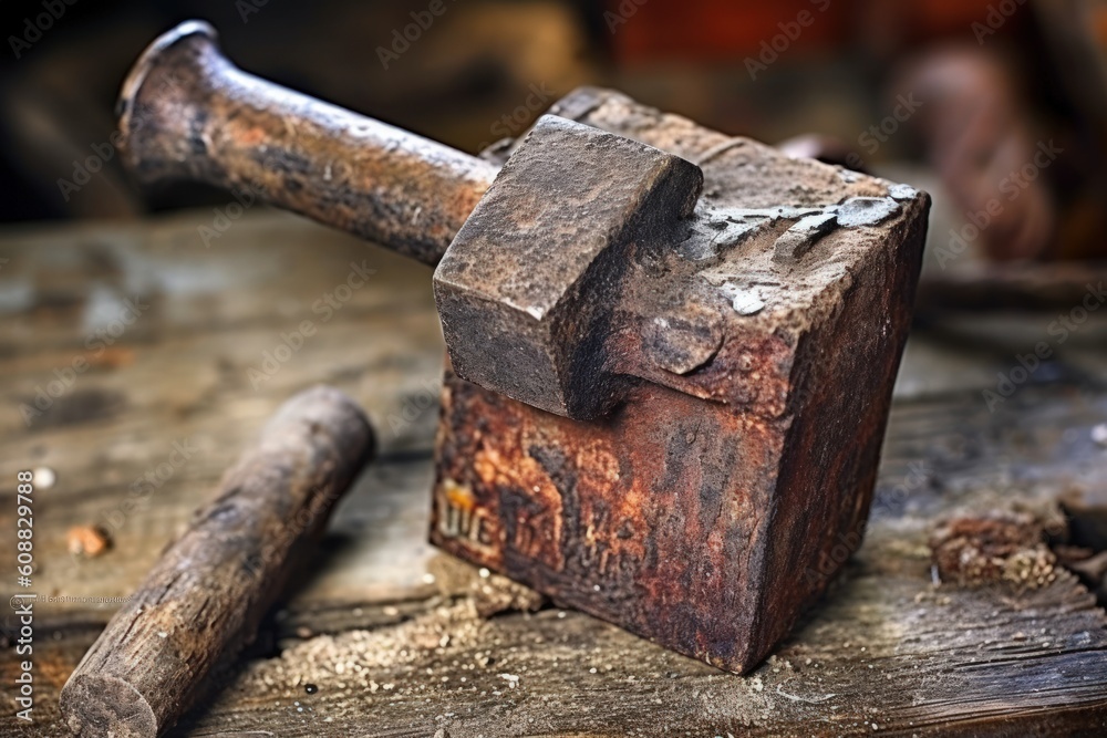 Worn Hammer - Generative AI Worn Hammer - Generative AI