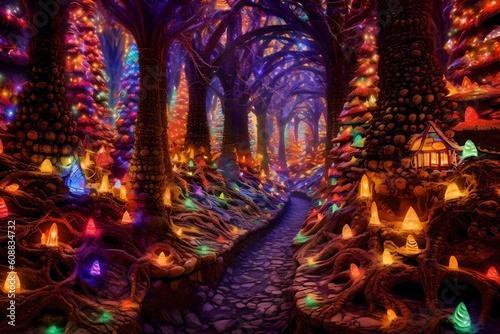 Dark Halloween path