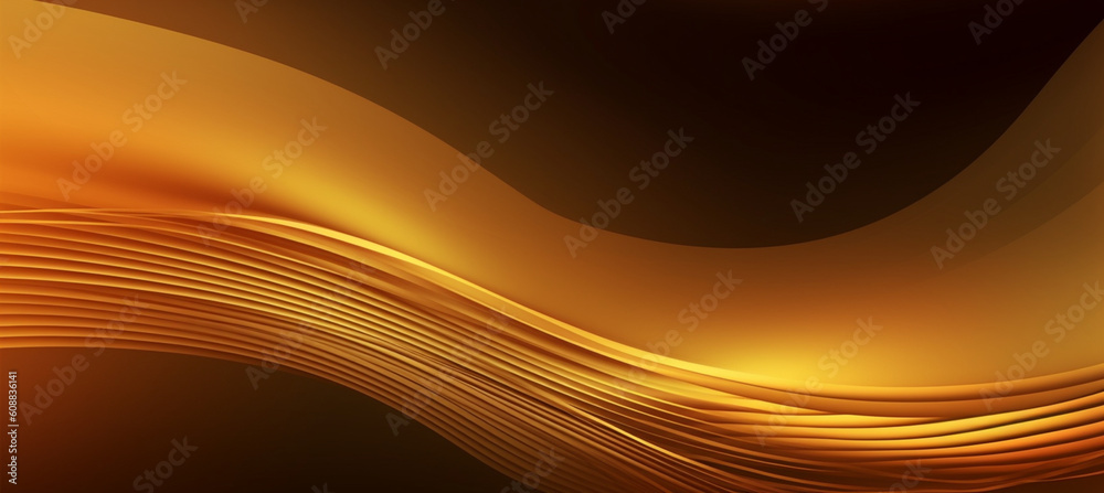 Gradient Golden Ripples: Luxurious Background for Timeless Elegance ...