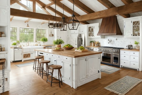 kitchen farmhouse-style interior design © Carlos