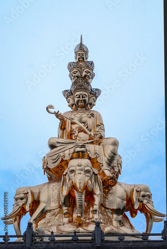 Statue of golden bodhisattva