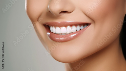 close up of a person smiling