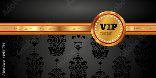 VIP gold invitation