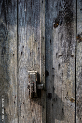 detail of an old worn wooden door © VicVaz