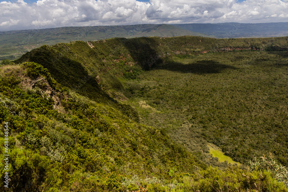 Crater of Longonot volcano, Kenya