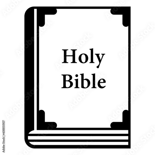 Holy Bible on white background