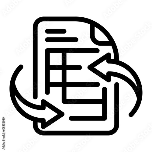 revision line icon