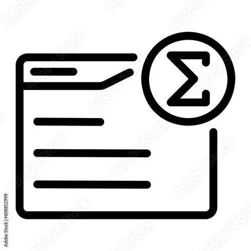 sum line icon