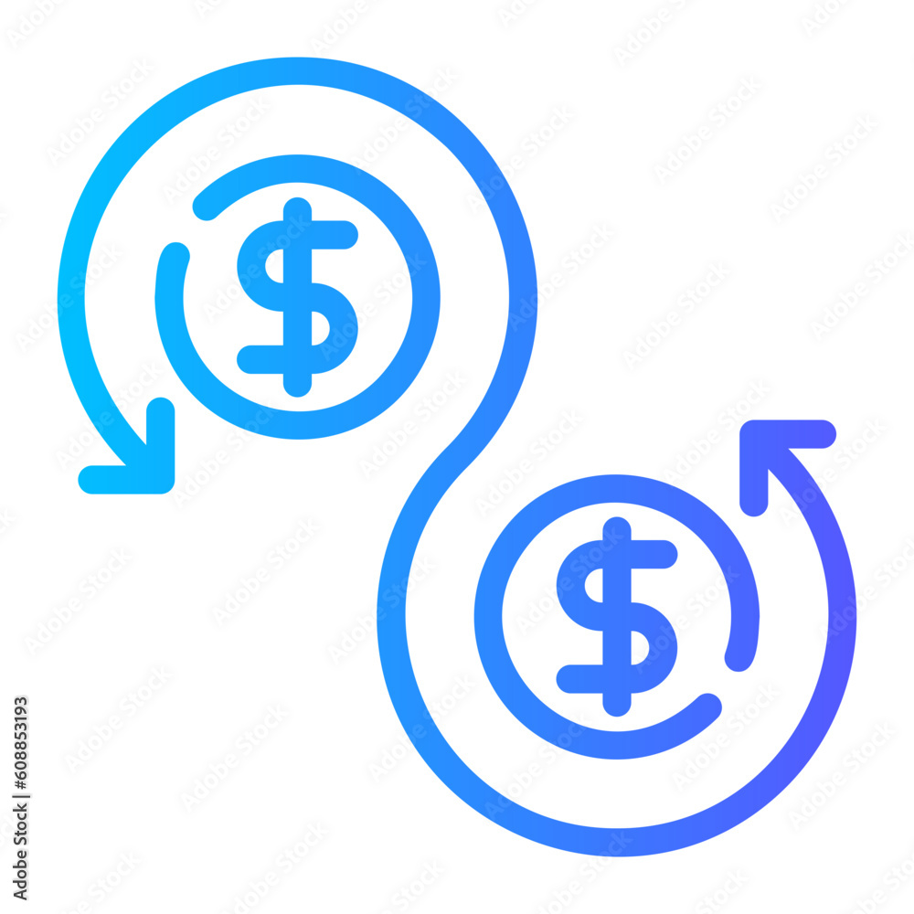 infinite gradient icon infinite gradient icon