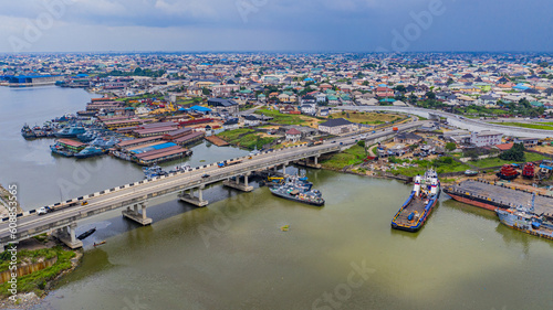 The oil city of Port harcourt Nigeria photo