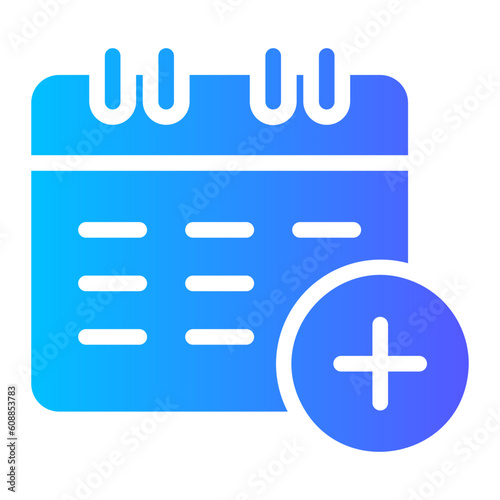 calendar gradient icon