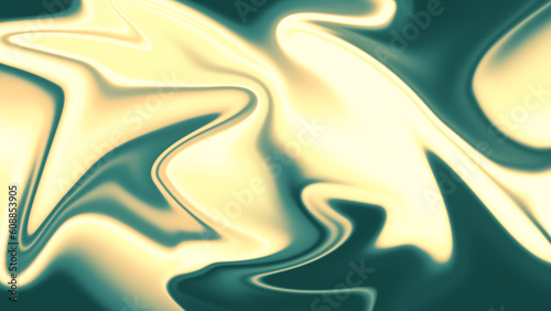 Colorful Cream Blue Green swirly Art pattern design trippy wavy 