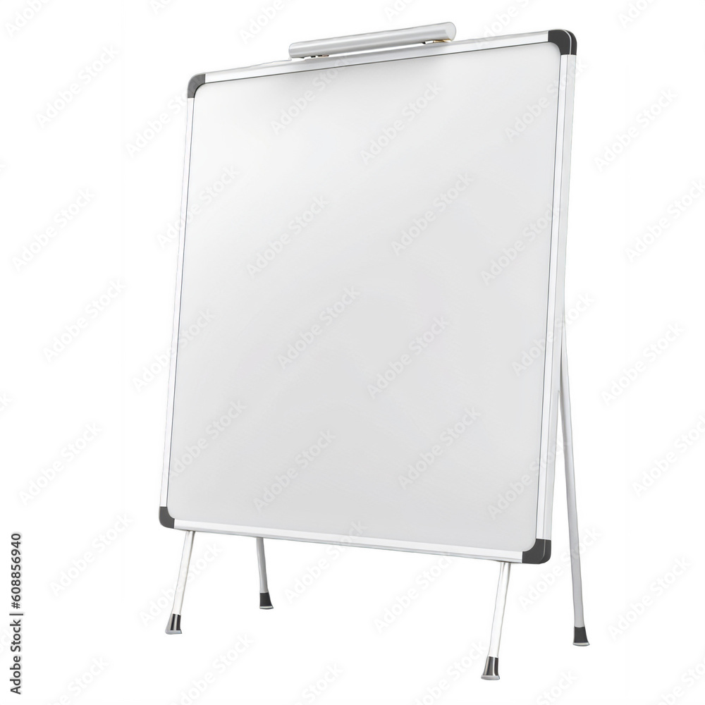 A white board on a transparent background png isolated Generative Ai A white board on a transparent background png isolated Generative Ai