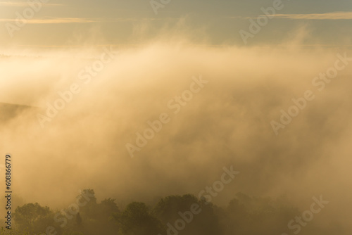 misty dawn