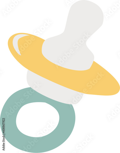 baby pacifier illustration 