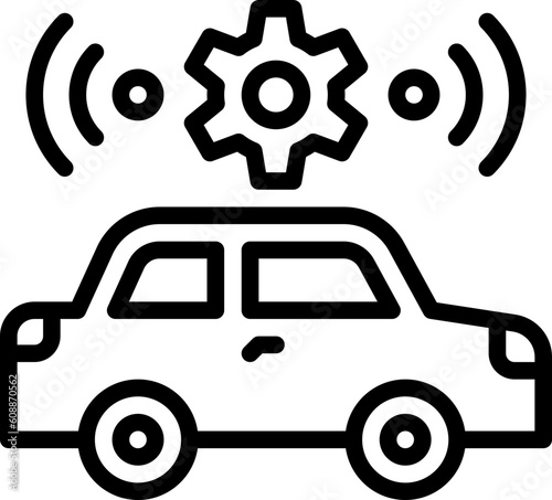 self driving icon