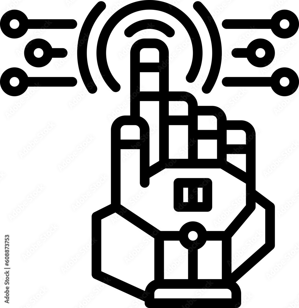 robotic arm icon robotic arm icon