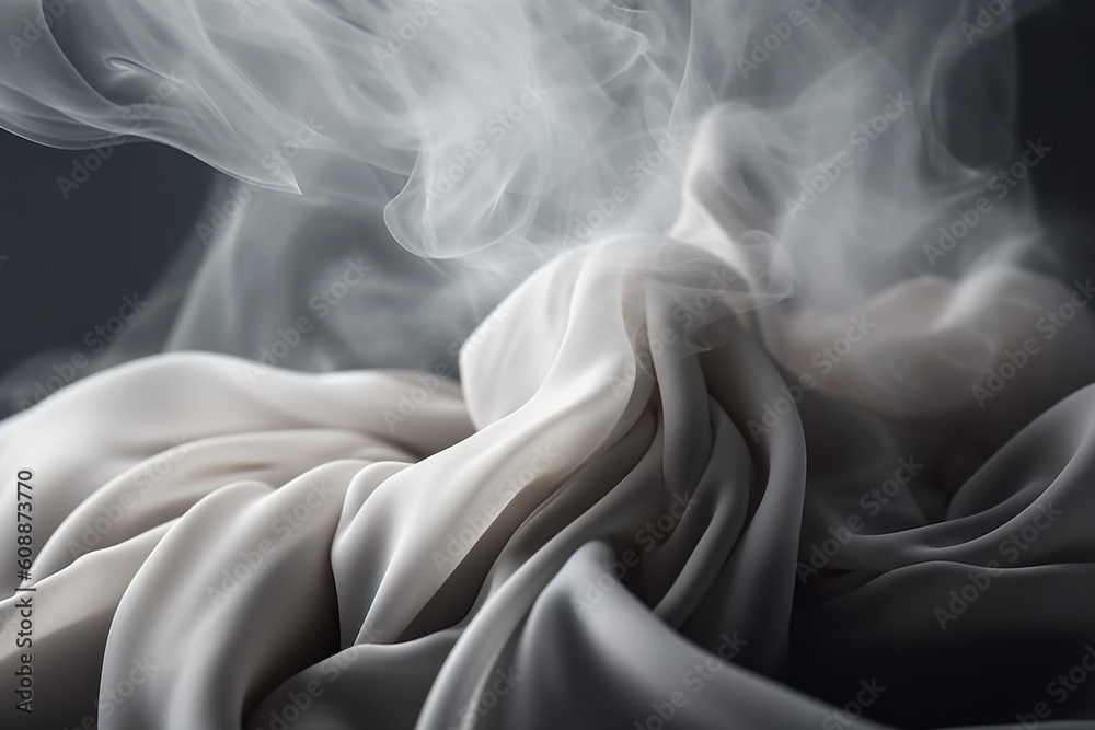 Fototapeta premium smoke on black