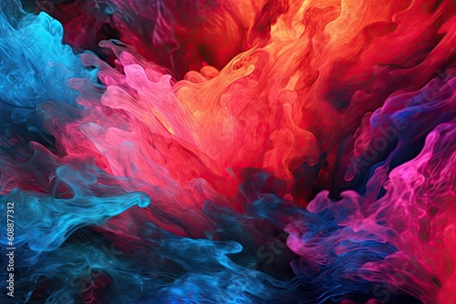 A colorful abstract background created with Generative Ai Technology