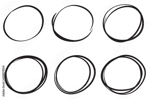 doodle sketchy pen and scrible isolated on white background .vector illustration