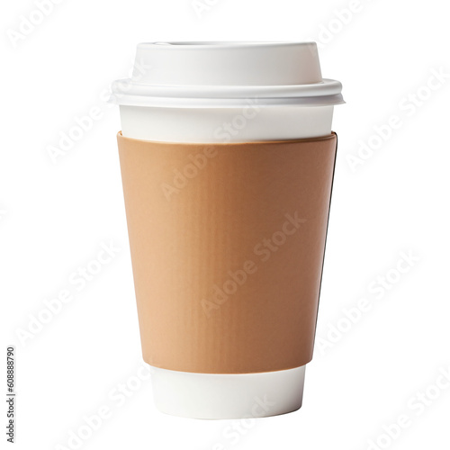 coffee cup isolated on white background. Realistic 3d high quality isolated render