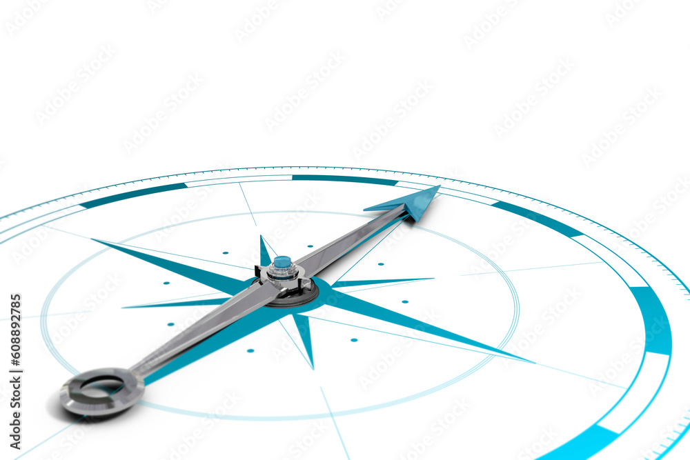 Bad Compass Circle Digital png illustration of compass with blue circle on transparent ...